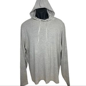 RALPH LAUREN Polo Sport Men’s XL Light Gray Basic Hoodie with Drawstring…